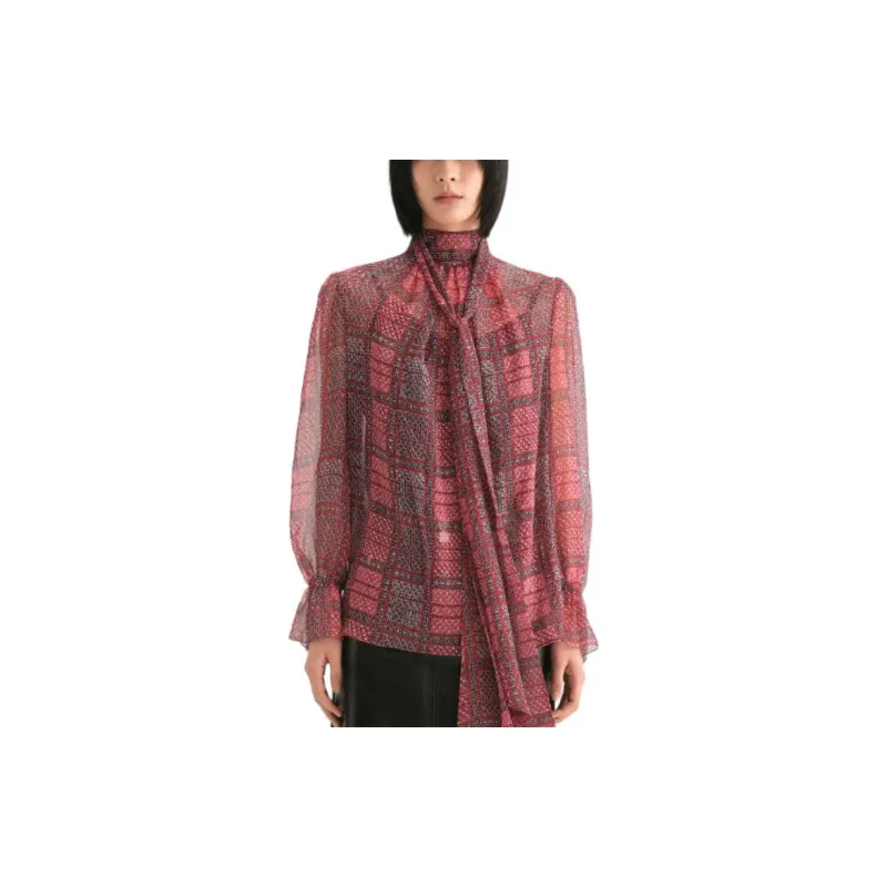 KARL LAGERFELD FW23 Shirt Women's Red-2