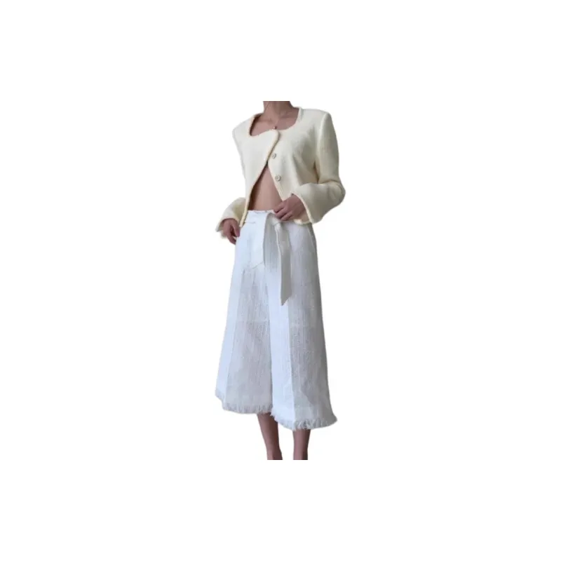 RECTO Casual Pants Women's White-3