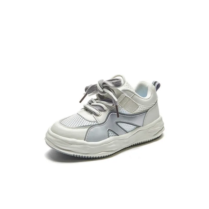 Hush Puppies Anti-Slip Wear-Resistant Low-Top Kids' Skateboarding Shoes White Kids'-0
