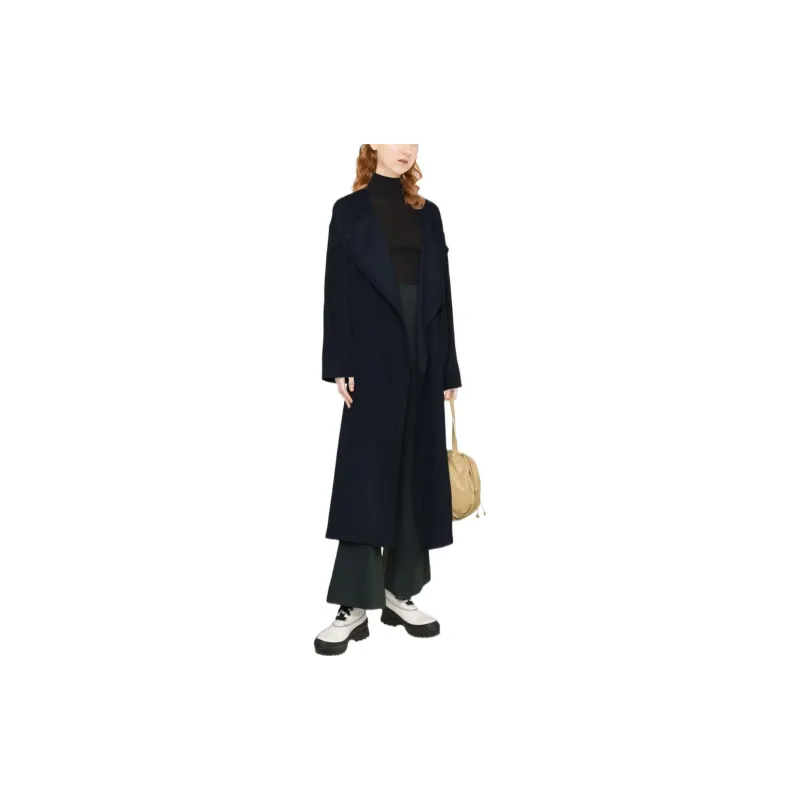 EMPORIO ARMANI Velvet Jackets Women's Dark Blue-1