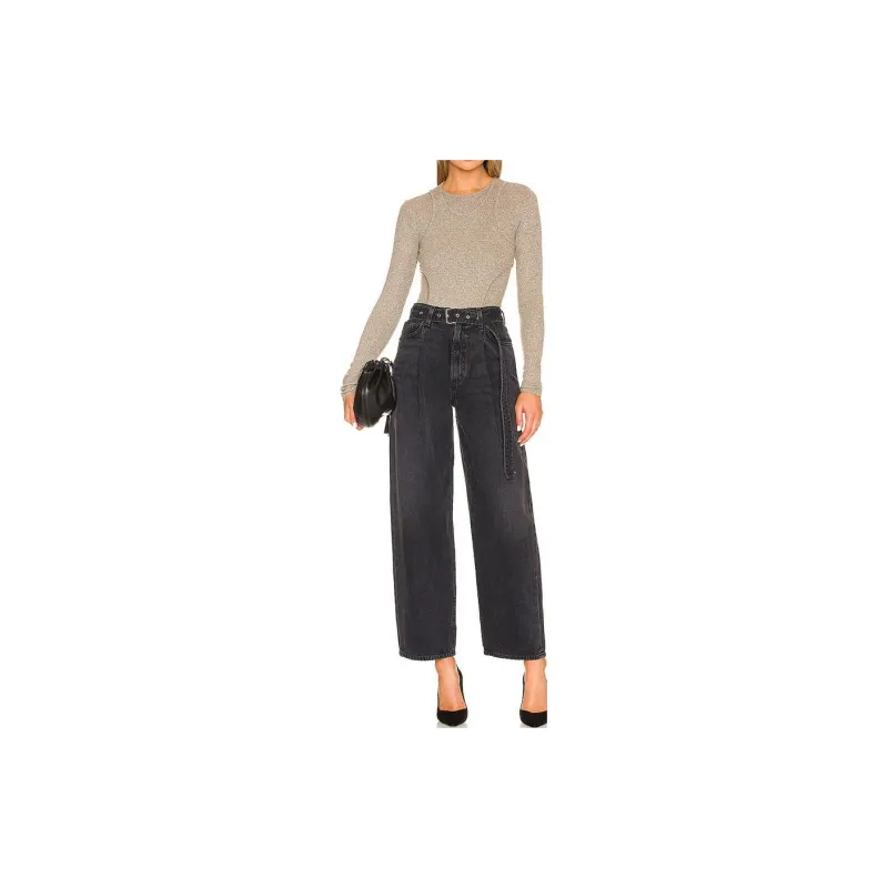 AGOLDE Jeans Women's Denim Black-2