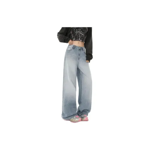 YINLEI Jeans Women's Moonlight Blue