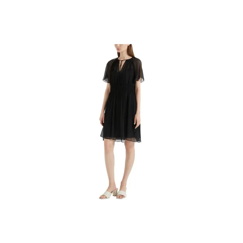 THEORY Short-Sleeved Dresses Women's Black-1