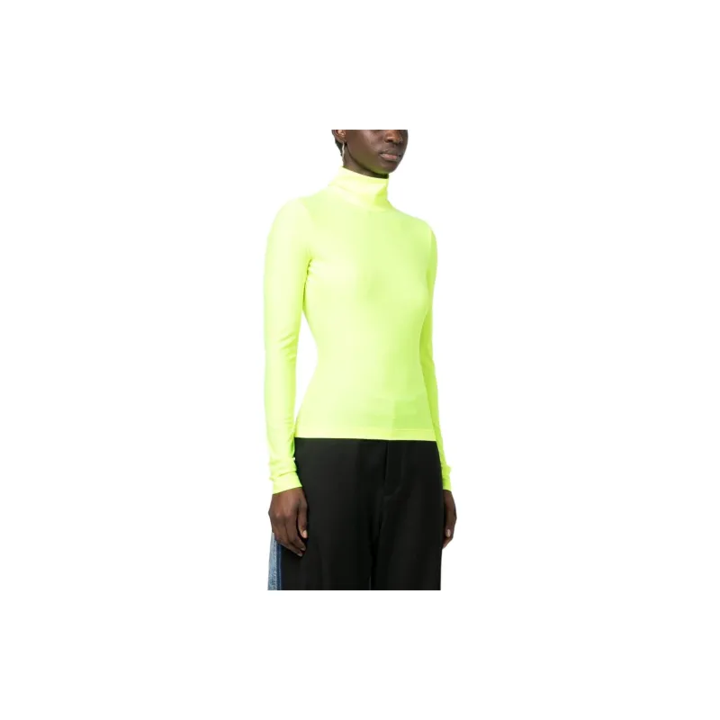 DIESEL Crop Tops Women's Neon Green-3