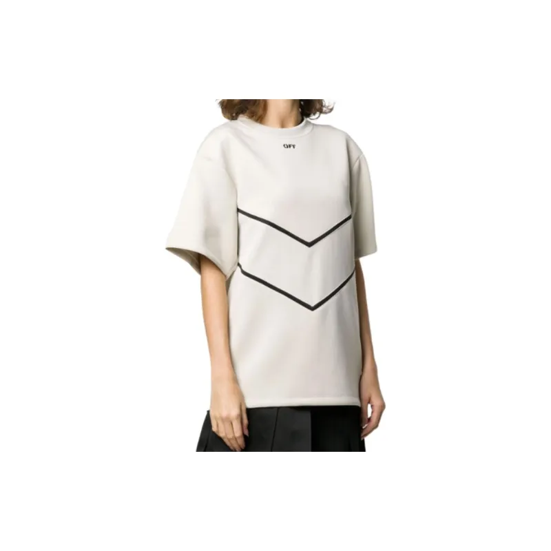 OFF WHITE T Shirt Regular Women's Ecru-2