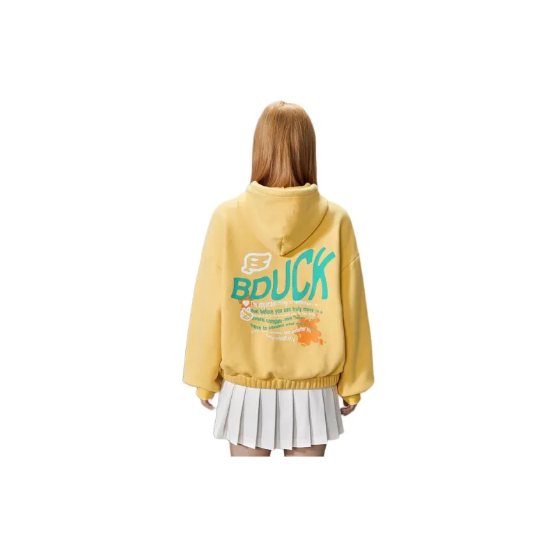 B.Duck Sweatshirt Women's Light Yellow-1