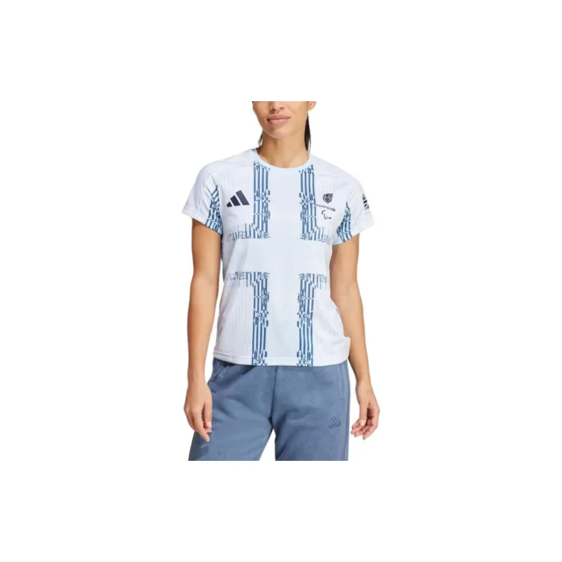 Adidas Women's Team Gb T Shirt Sky Tint-1