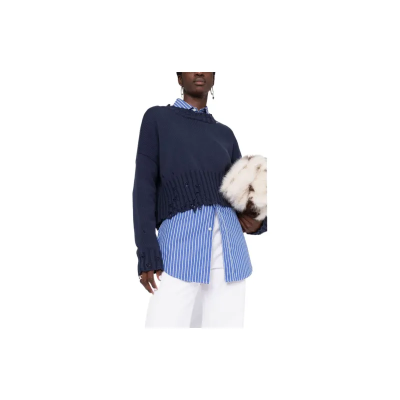 MARNI Roundneck Sweater 'Cornflower'-3