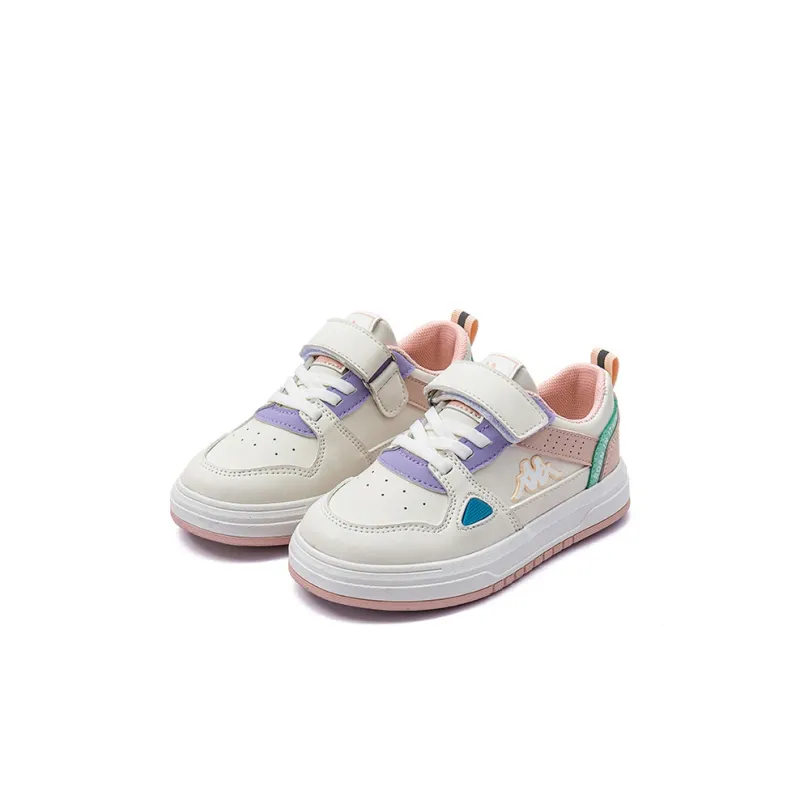 KAPPA KIDS Low Top Kids' Skateboarding Shoes Beige White Pink Kids'-2