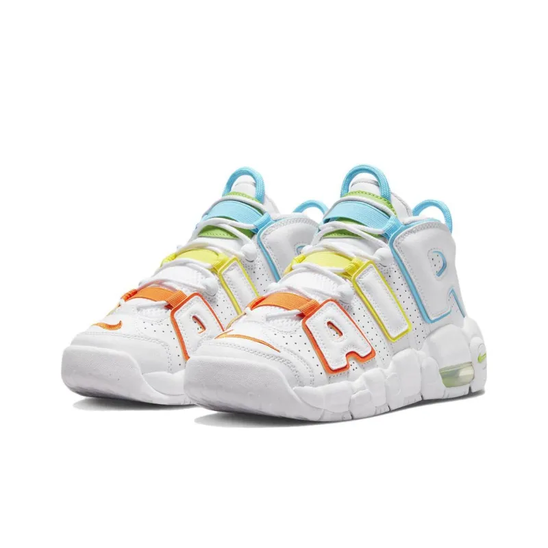 Nike Air More Uptempo White Multi-Color GS-2
