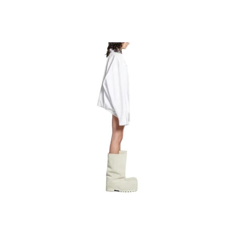 Balenciaga Collared Long Sleeve Shirt-4