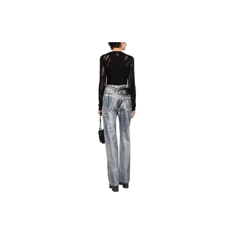 VERSACE Slashed Knit Jumper-2