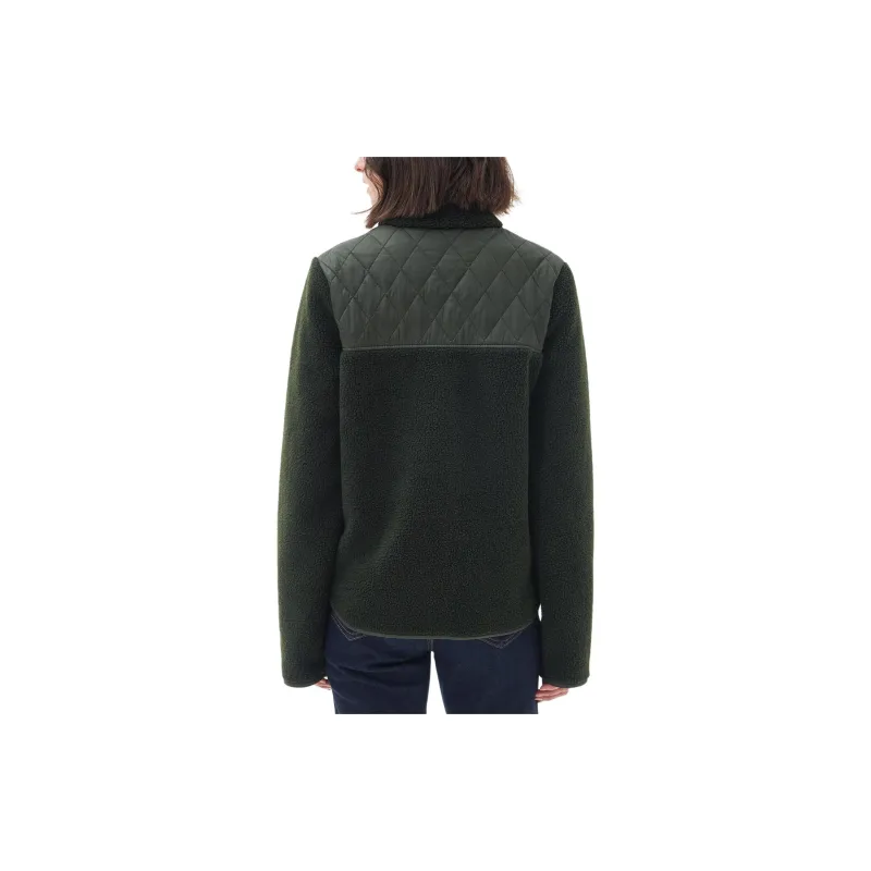 BARBOUR Barbour Rockling Fleece Jackets Coats Women's Olive Green-2