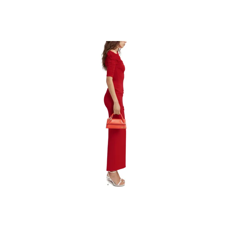 Jacquemus Asymmetrical Draped Dress-3