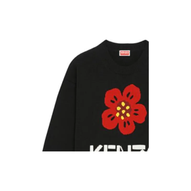 KENZO Boke Flower-intarsia Knit Jumper-11