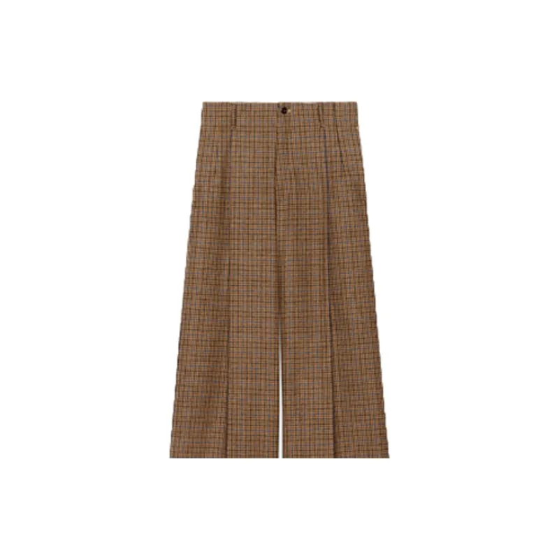 GUCCI FW21 Casual Pants Women's Brown-4