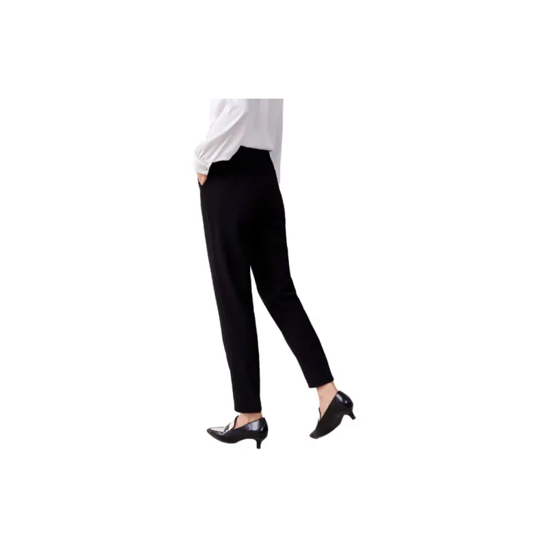 OUNIXUE Casual Pants Women's Black-1