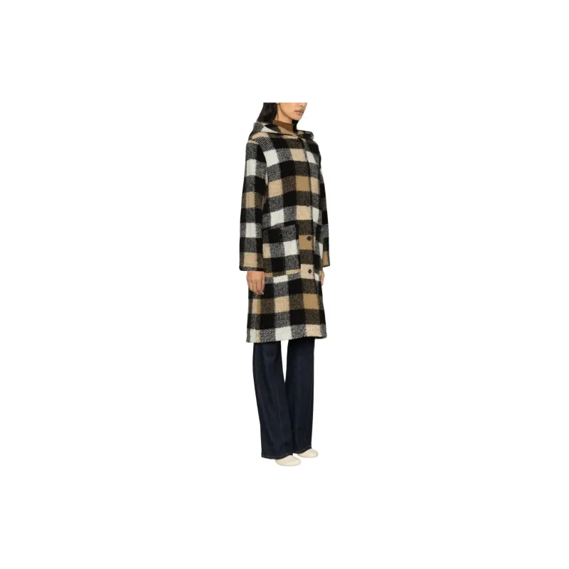 WOOLRICH Checked Single-breasted Coat-3