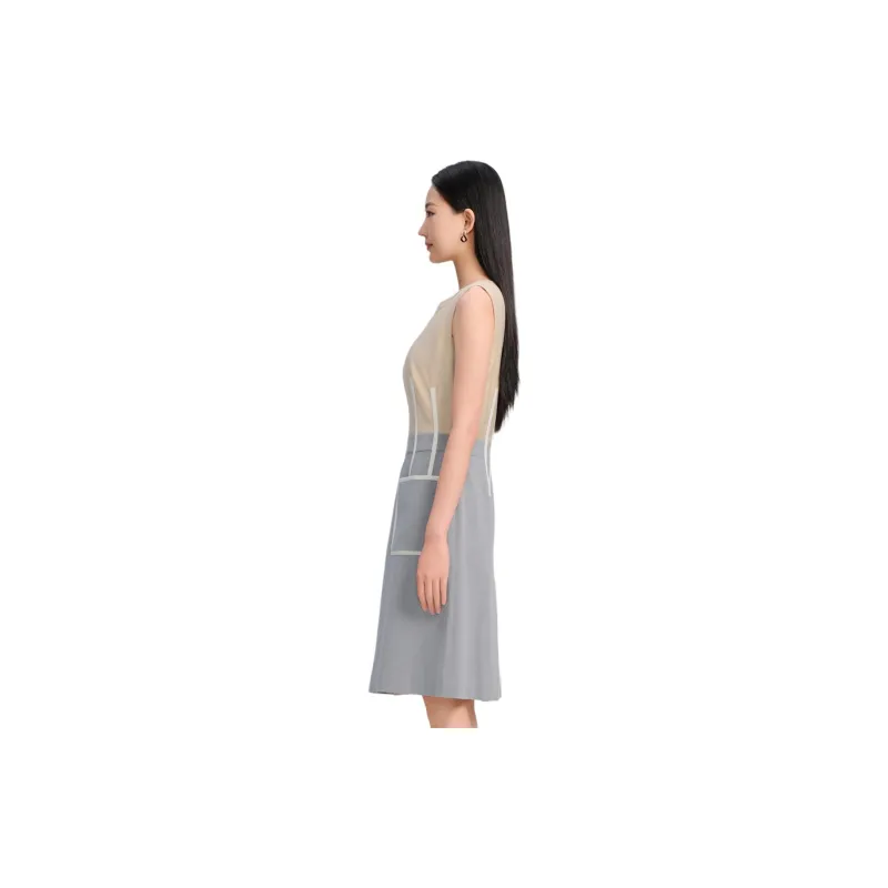 Blood Glitter Sleeveless Dress Women's Gray-2