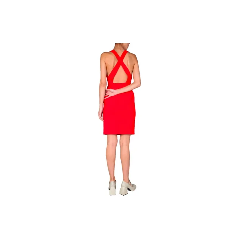 MOSCHINO Sleeveless Cut-Out Mini Dress-2
