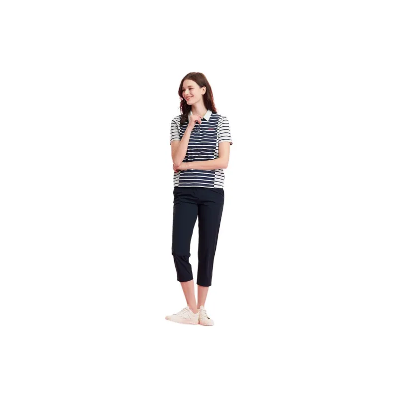 NAUTICA Polo Shirt Women's Light Navy Blue-1
