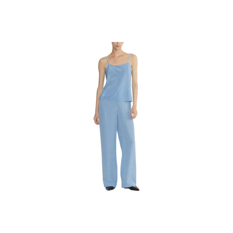 ARITZIA FW24 Babaton Semma Silk Camisole Camisole Women's Cornflower Blue White-2