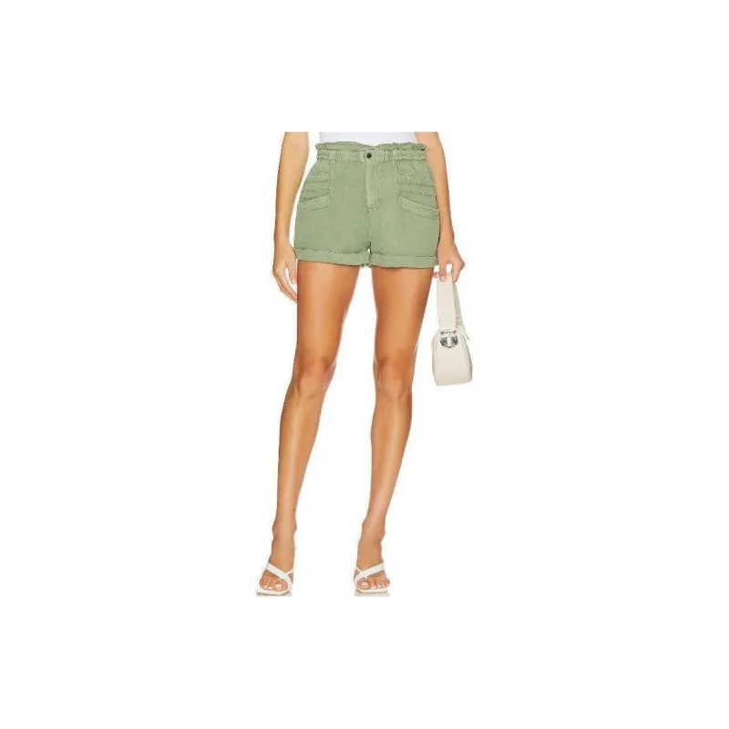 FREE PEOPLE Casual Shorts Women's Green-3