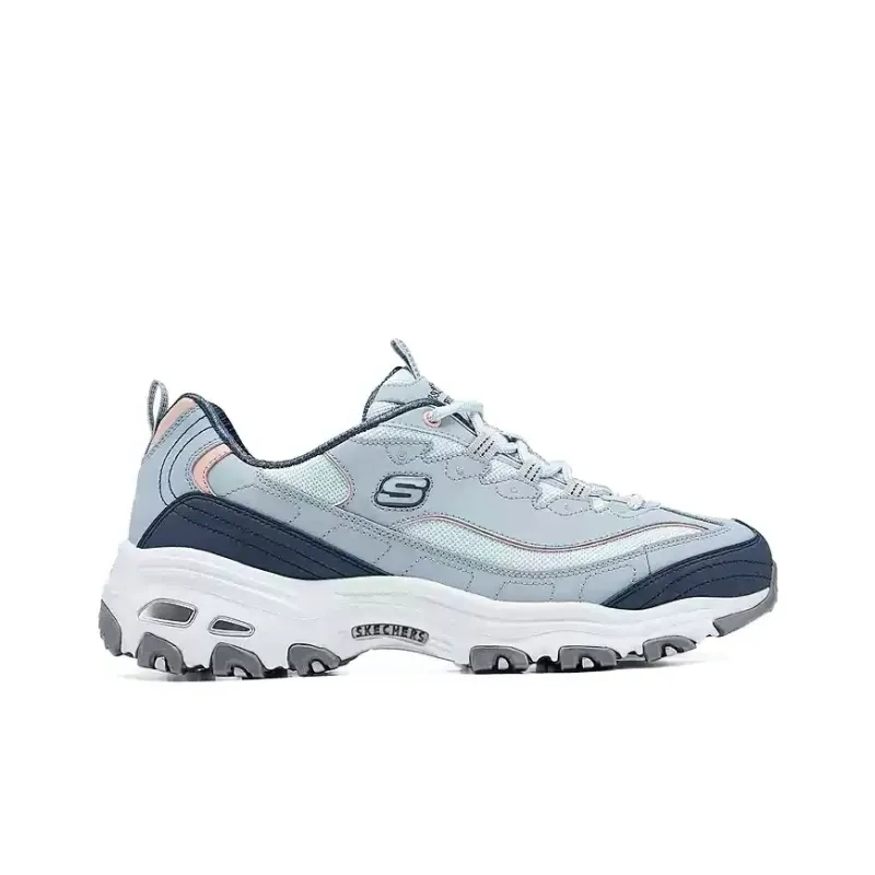 Skechers DLITES Anti Slip Wear Resistant Low Top Chunky Sneakers Women's Blue-1