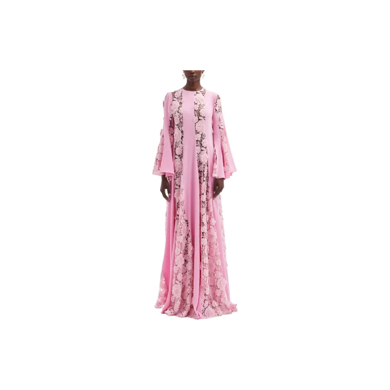 OSCAR DE LA RENTA SS24 Long-Sleeved Dresses Women's Pink-1
