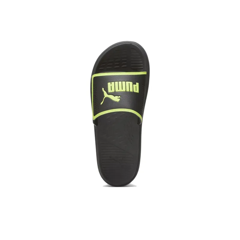 PUMA Softride Sandal Slip Resistant Slide Slippers Men's Black Green-3