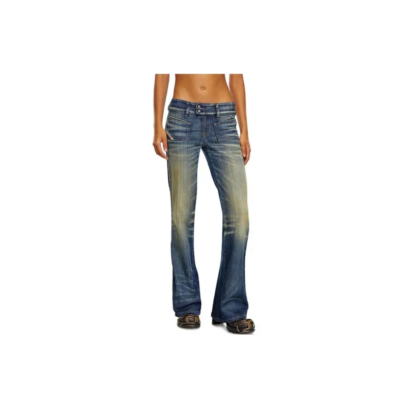 DIESEL D Hush Low rise Bootcut Jeans-2