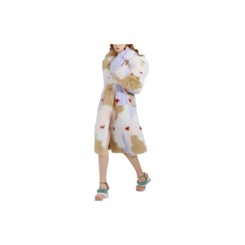 FENDI Coats Women's Multicolor-2