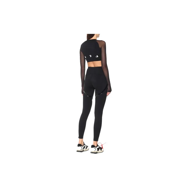 OFF WHITE Ss20 Leggings Women's Black-4