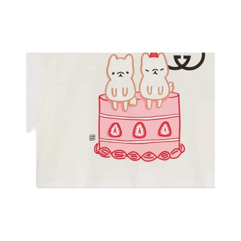 GUCCI 2010s Cropped Cotton T shirt-3