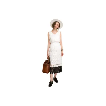 DEAR DEER PUFF Casual Long Skirts Women's Ivory