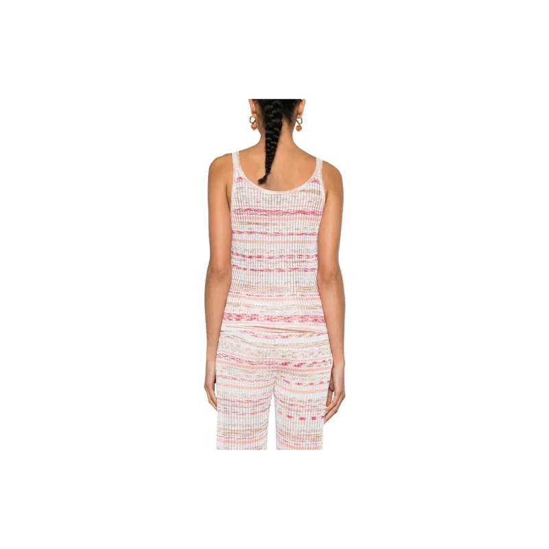 MISSONI Striped Ribbed Tank Top-2