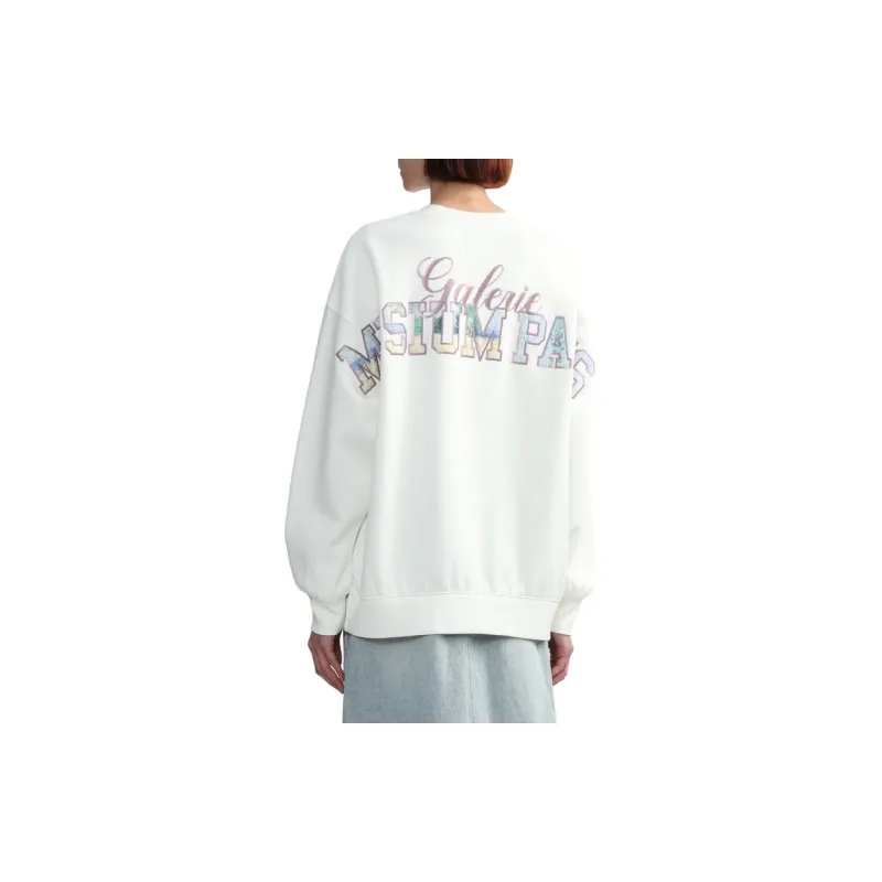 MUSIUM DIV Logo print Cotton Sweatshirt-7