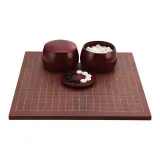 361 Pcs Imitation Jade+Red Sandalwood Box+Imitation Rosewood Chessboard (Includes Extra Pawn and Book)