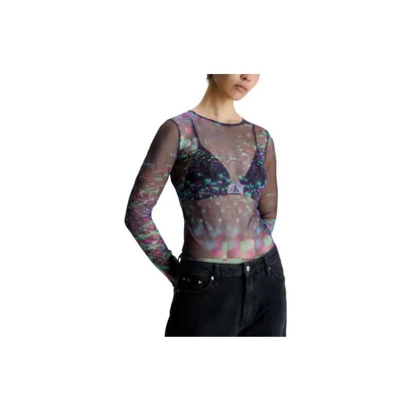 CALVIN KLEIN T-Shirt Women's Surreal Landscape Europe Version-2