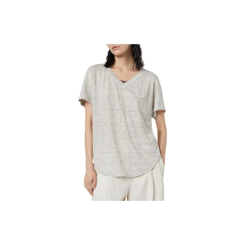 Brunello Cucinelli Short Sleeved V Neck T Shirt-2