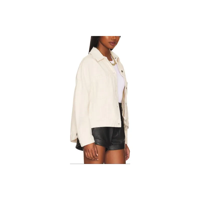 FREE PEOPLE Jackets Coats Women's Bright Beige-4