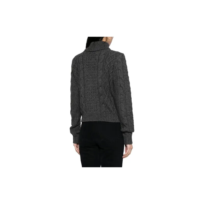 NILI LOTAN Roll-neck Cable-knit Jumper-2