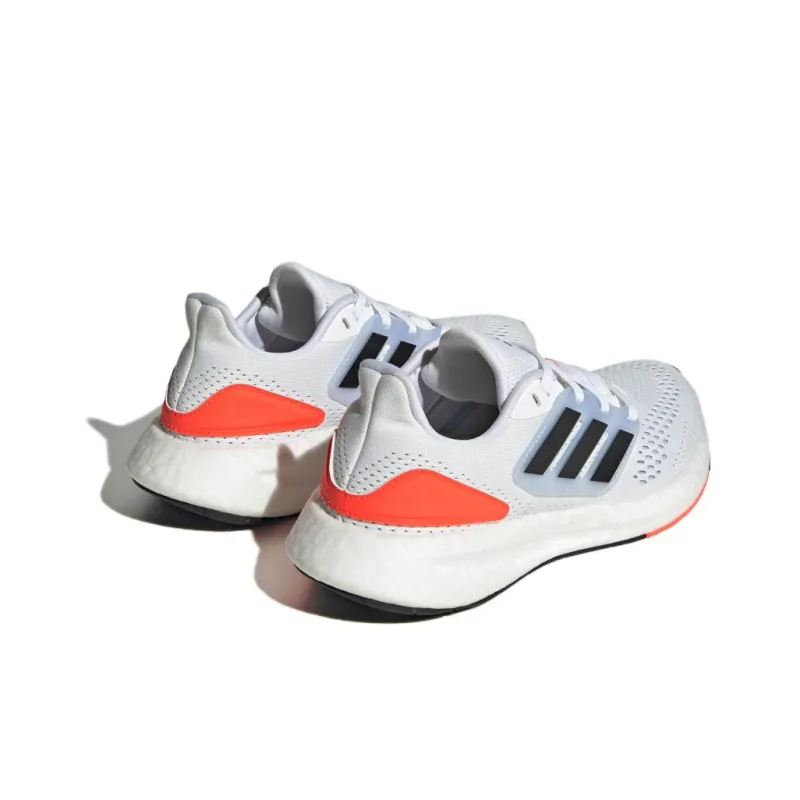 Adidas Pureboost 22 Low Top Kids' Running Shoes Gray Black Teenagers-3
