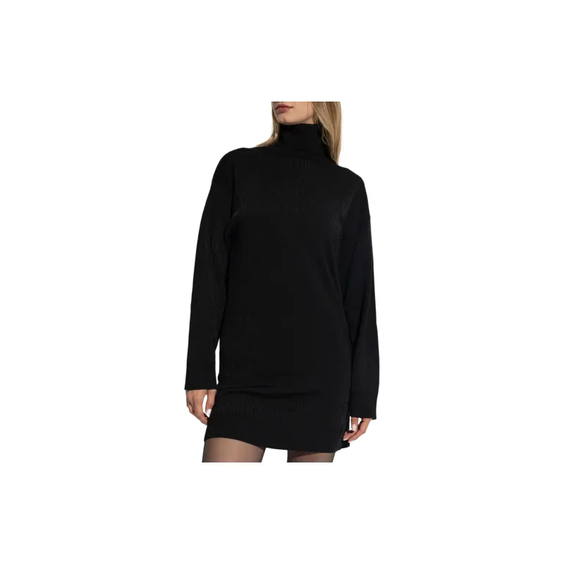 MOSCHINO Monogrammed Intarsia Knit Dress-1