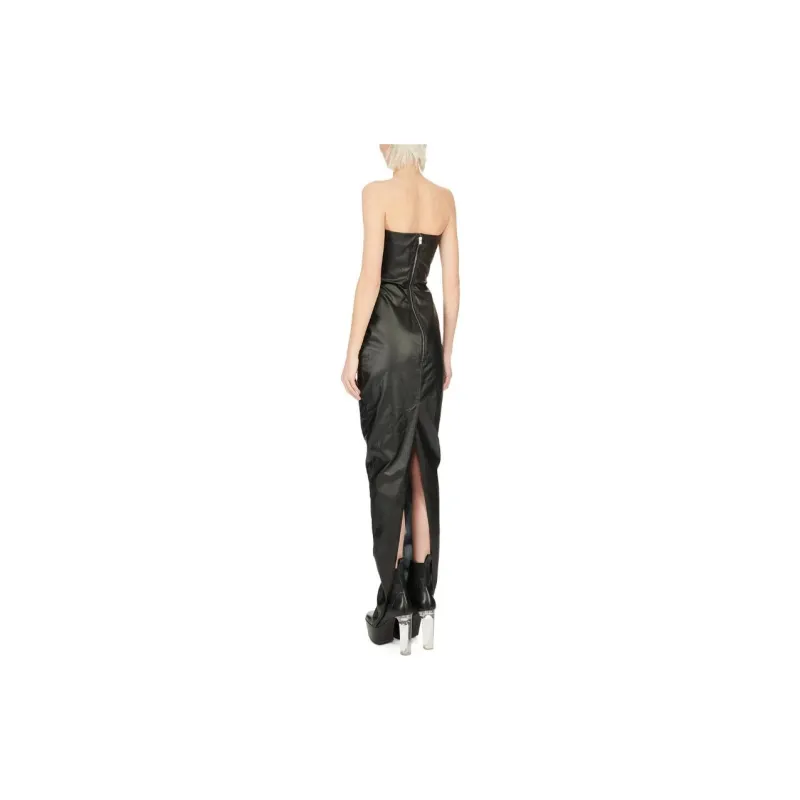 RICK OWENS Floor-Length Strapless Bustier Gown-4