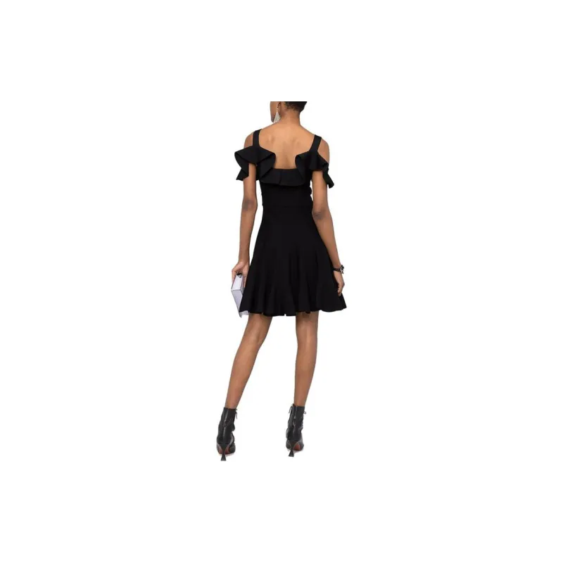 Alexander McQueen Sleeveless Dresses Women's Black-2