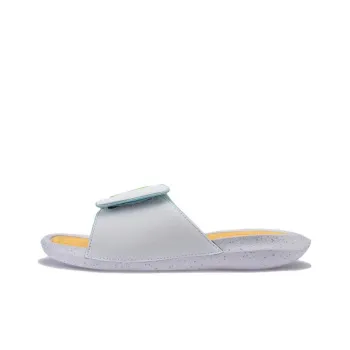 Jordan Hydro 6 Slip Resistant Cushioning Abrasion Resistant Kids' Slippers White Gray Yellow Green Teenagers