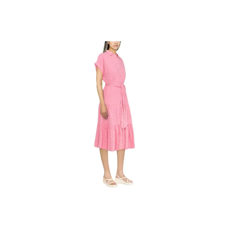 Polo Ralph Lauren Short Sleeved Dresses Women's Pink-2