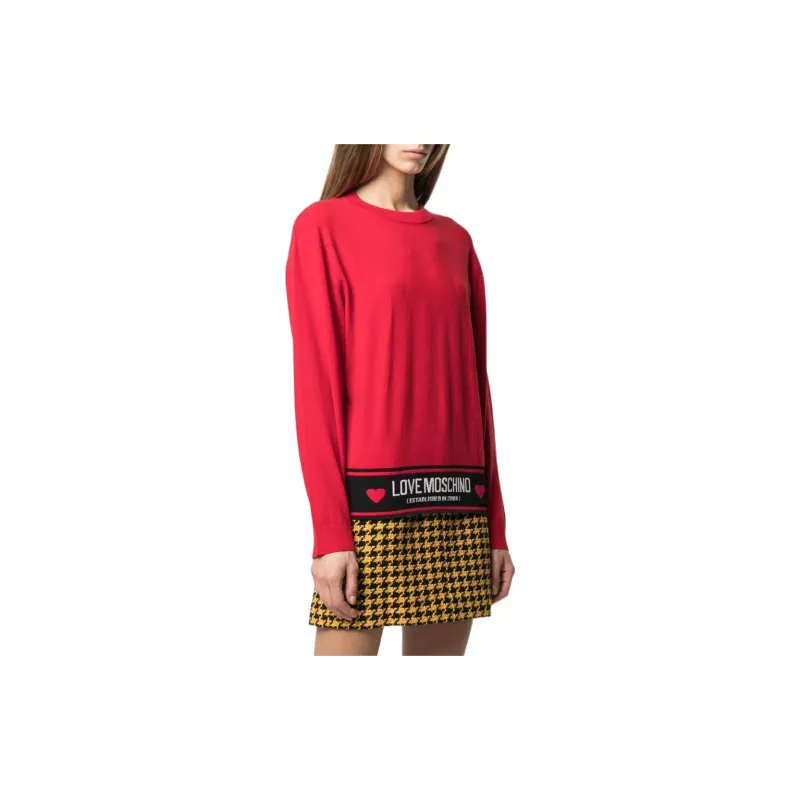 LOVE MOSCHINO FW22 Sweater Women's Red-3