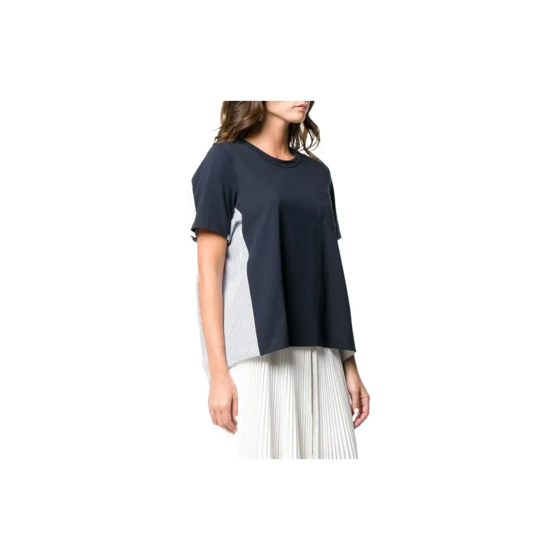 Sacai T Shirts Women's Dark Blue-3